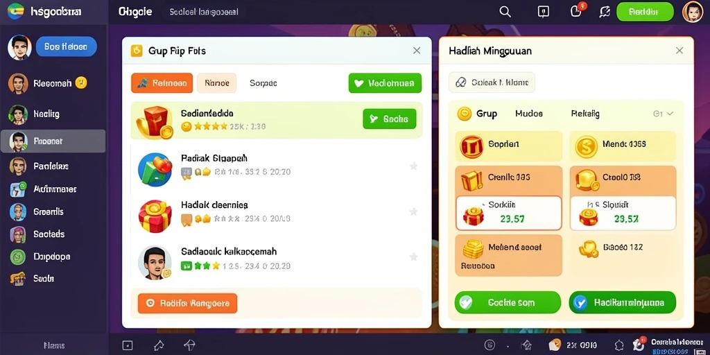 joker11 - Fitur interaksi sosial dengan pemain lain yang seru.